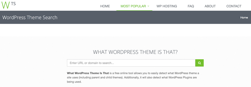 What WordPress theme is that