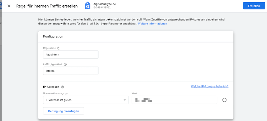 IP in GA4 ausschließen