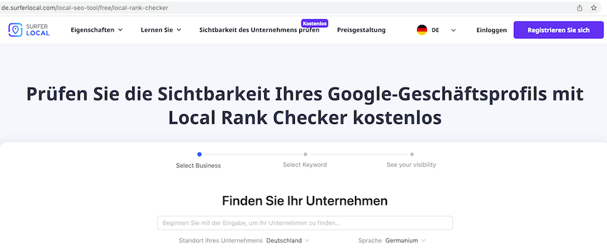 Surferlocal Local Rank Checker
